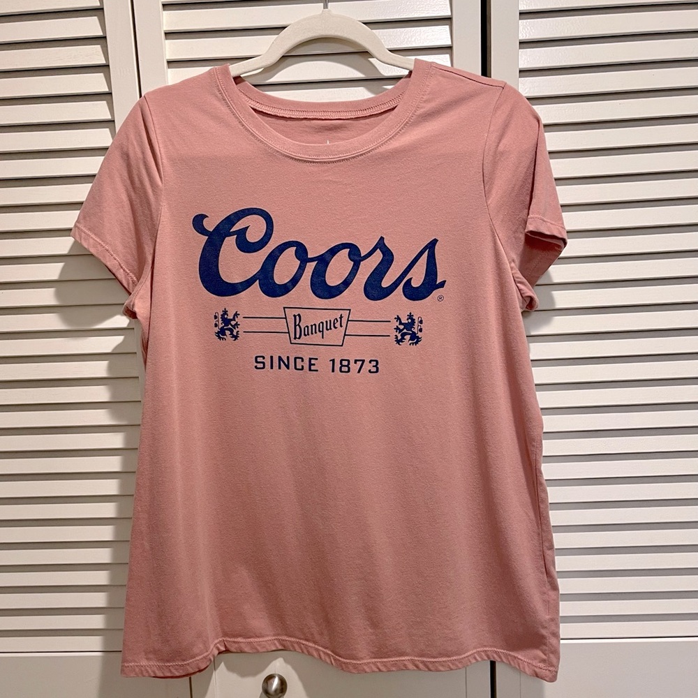 TORRID CLASSIC FIT CREW TEE - COORS PINK